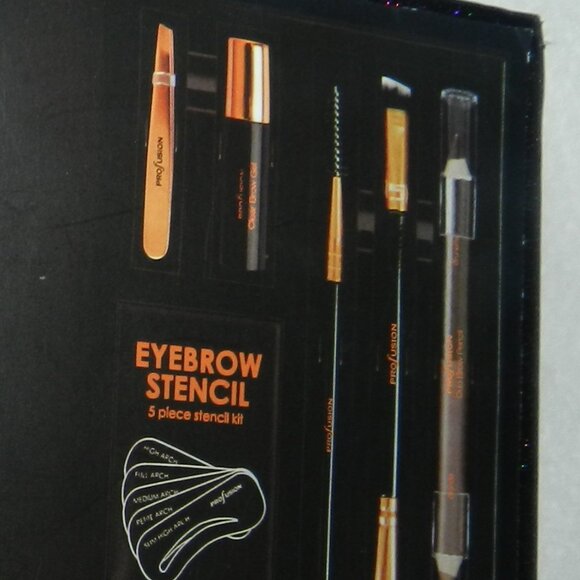 Brows Stencils Complete 19 Pc Complete Brow Kit Profusion Cosmetics🆕📦🏃🏻⚡💨🚚 - Picture 8 of 15